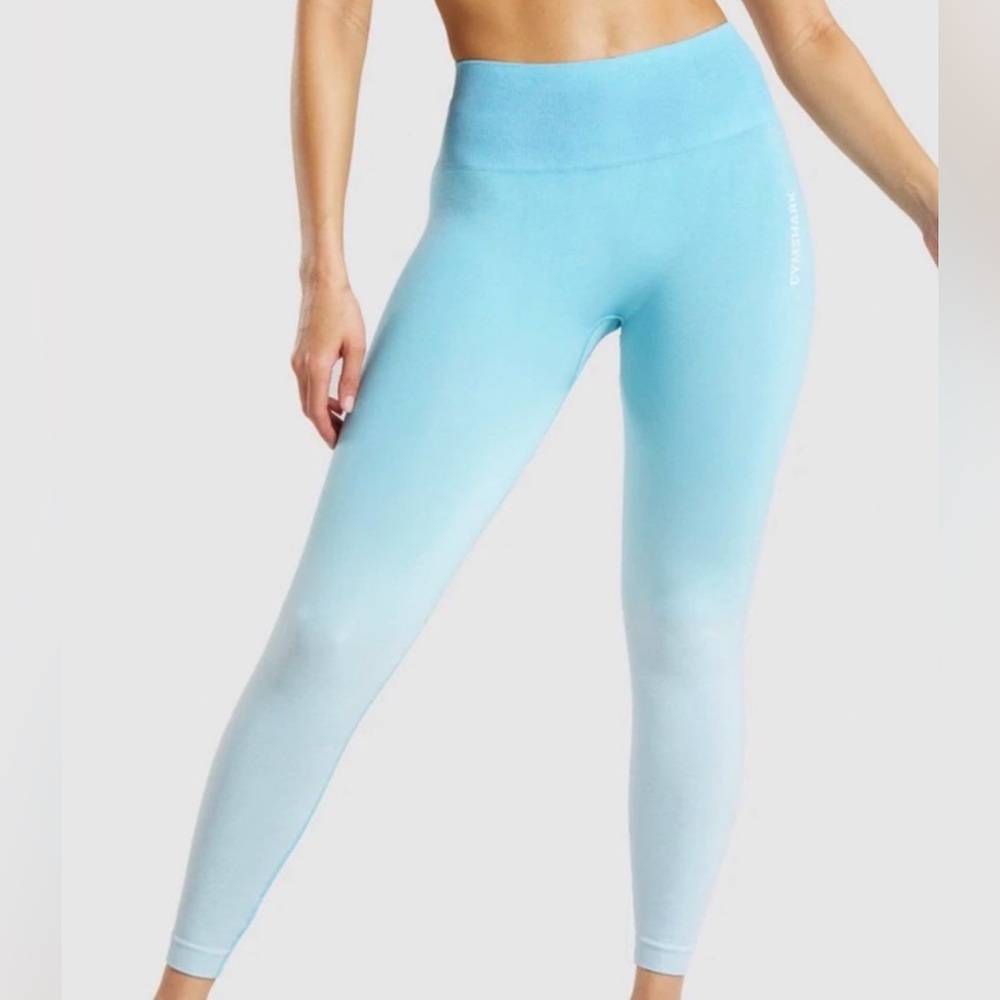 Gymshark Adapt Blue Ombre Seamless Leggings